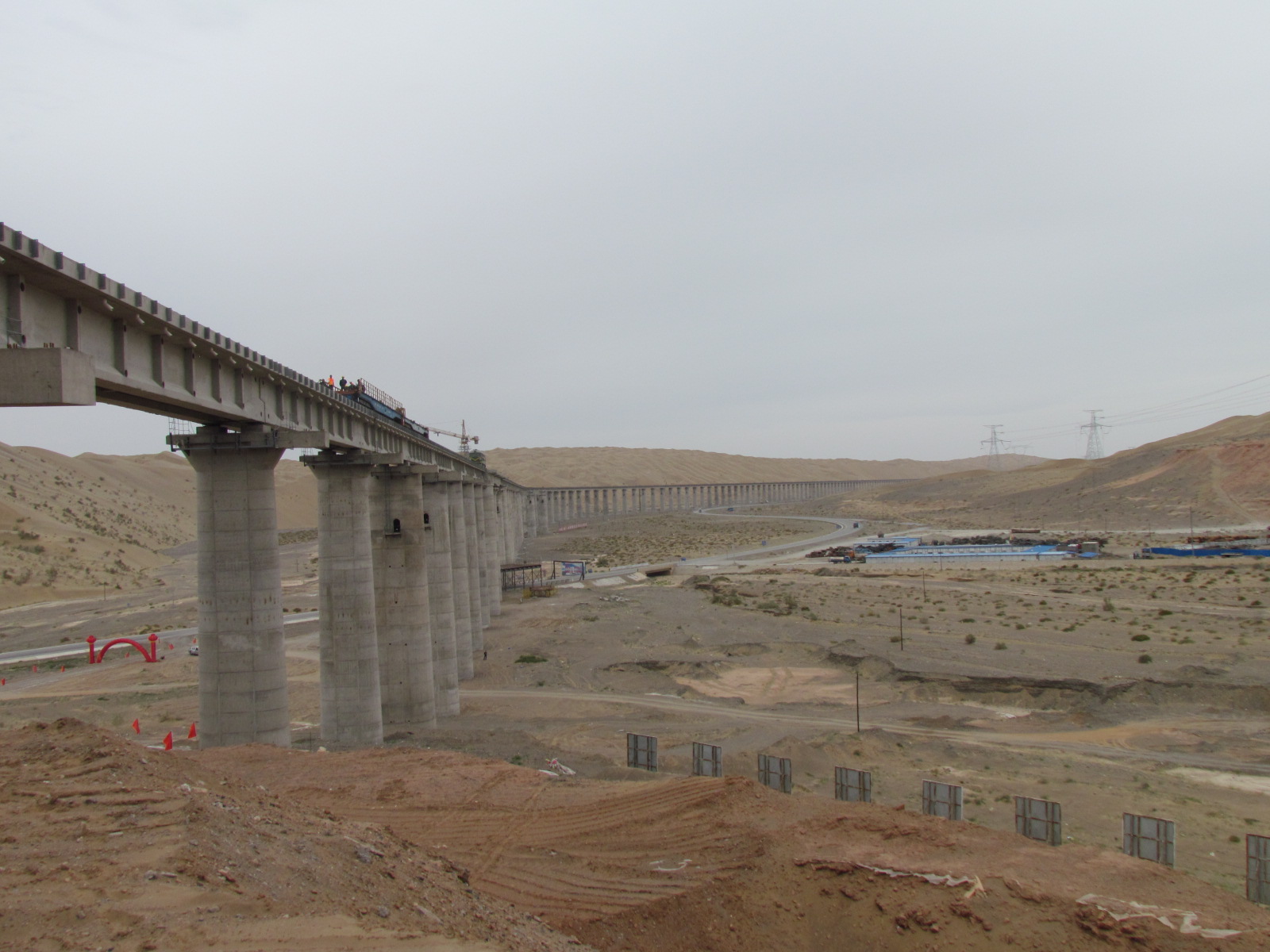 敦格鐵路沙山灣特大橋